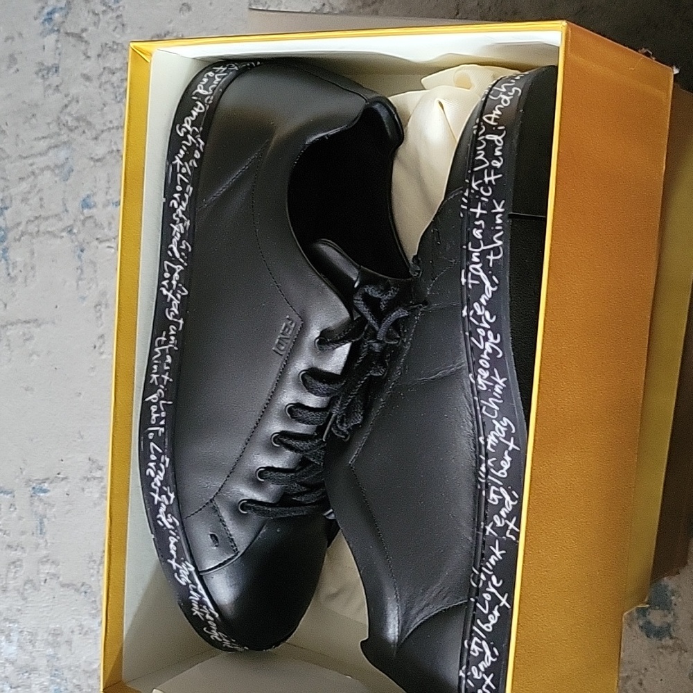 Designer sneakers (Fendi) men's size US 12